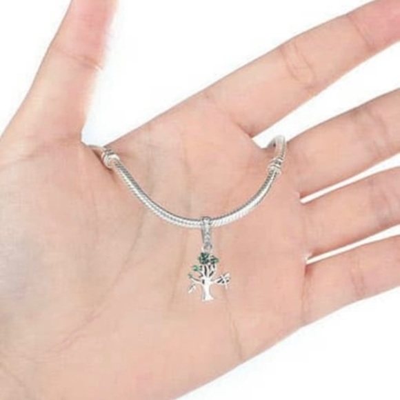 Solid 925 Silver Life Tree Charm - Picture 4 of 5
